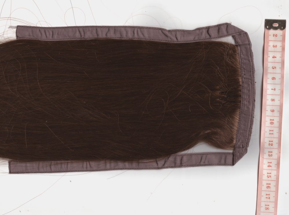 Заказать накладной хвост на ленте из натуральных волос
